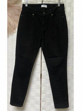 LOFT Outlet Curvy Petite Skinny Black Stretch Jeans Size 4